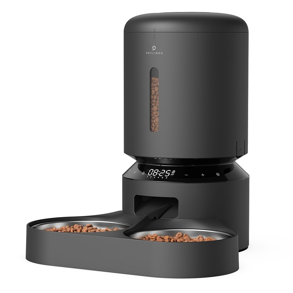 PETLIBRO Granary Duo - Automatische kattenvoerbak - Zwart - 26x36x36 cm