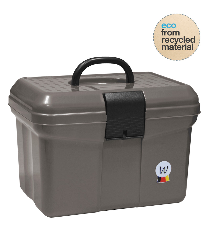 Waldhausen Eco Grooming - Poetskisten Paard - Grijs - 28x37x24 cm