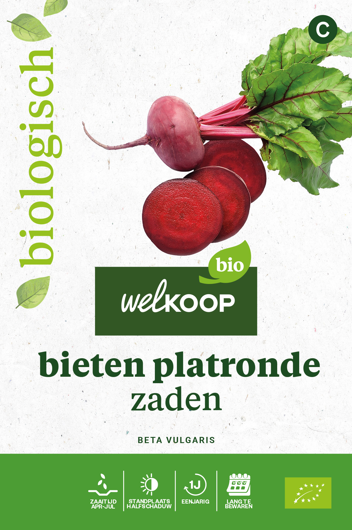 Welkoop Bio - Bieten Platronde Zaden - 1.5 Gram