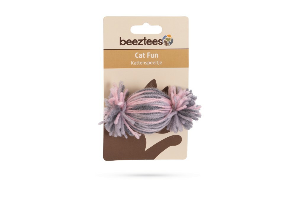 Beeztees Toffee Bal Toffy Wol - Kattenspeeltje