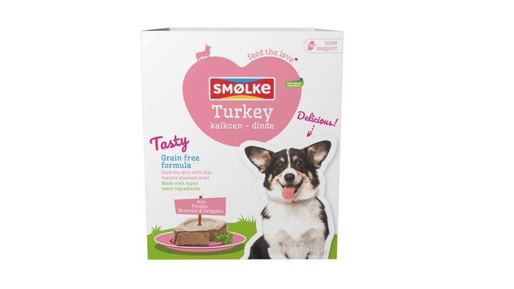 Smölke Verst Gestoomd - Hondenvoer - 395 Gram - kalkoen