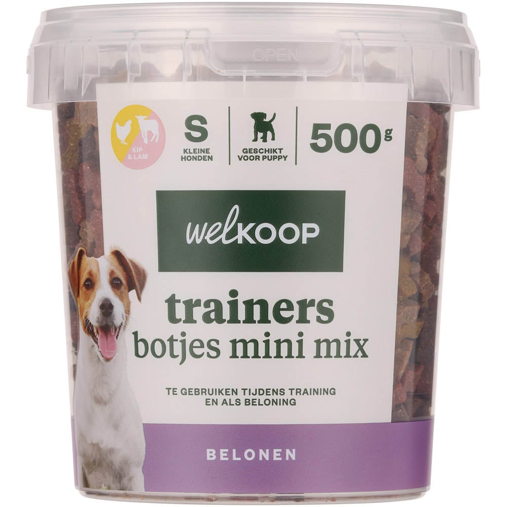 Welkoop - Trainers Botjes Mini Mix - 500 Gram - lam, kip Welkoop - Trainers Botjes Mini Mix - 500 Gram - lam, kip