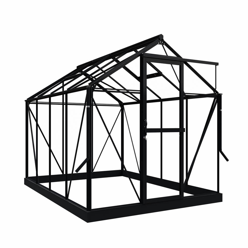 Royal Well Mary II - Tuinkas - zwart - 241x212x291 cm - Veiligheidsglas