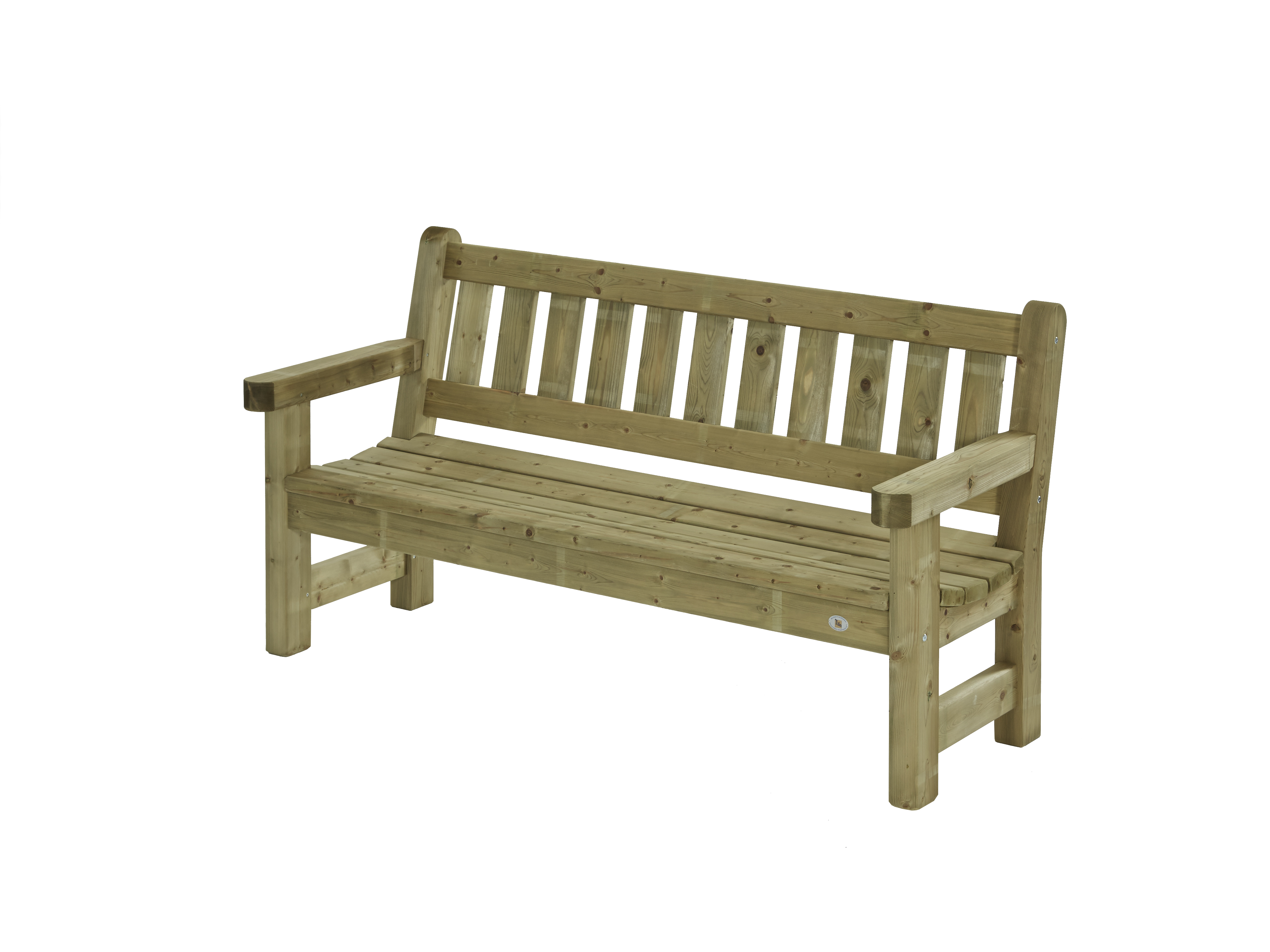 Talen Buitenmeubelen Parkbank Zeist - Bruin - 94x65x180 cm