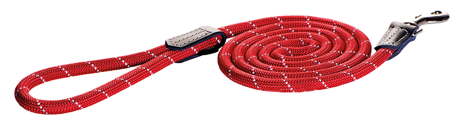 Rogz Utility - Hondenriem - rood - M - 180 cm