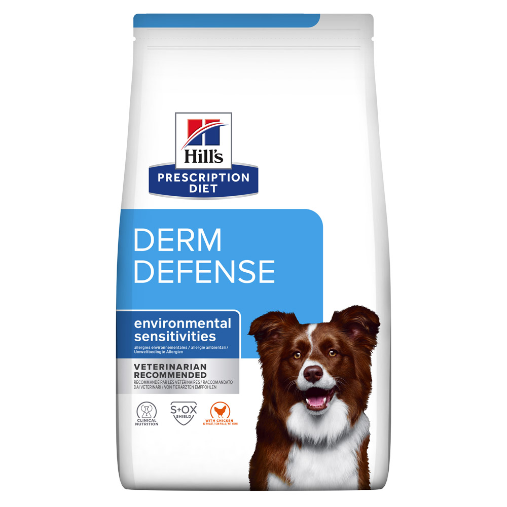 Hill's Prescription Diet Derm Defense - Hondenvoer veterinair - 4 Kilogram - kip