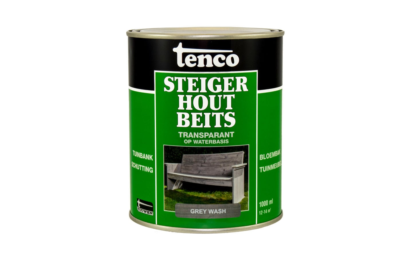 Tenco - Steigerhoutbeits - 1 Liter - Grijs Tenco - Steigerhoutbeits - 1 Liter - Grijs