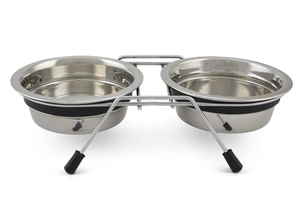 Beeztees Lumara - Voerbak - Grijs - 13 cm