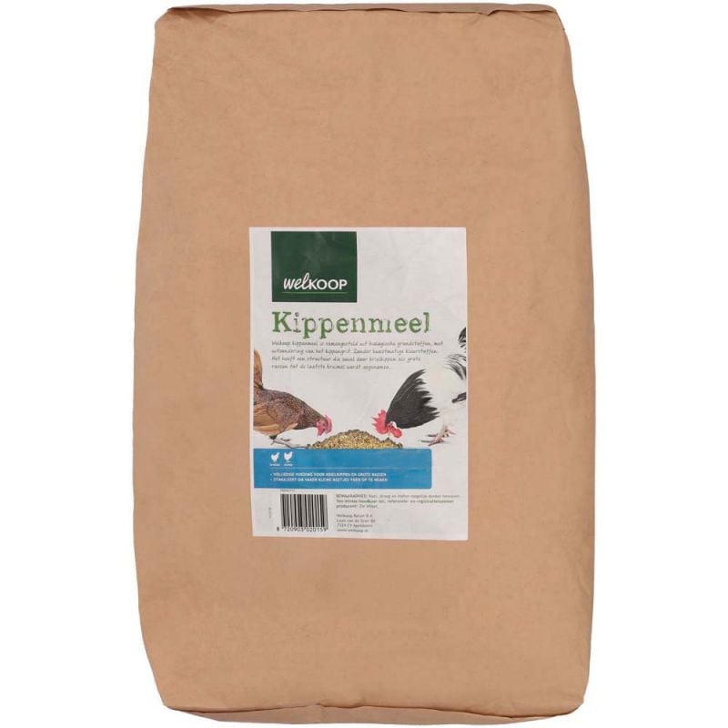 Welkoop Kippenmeel - Kippenvoer - 20 Kilogram