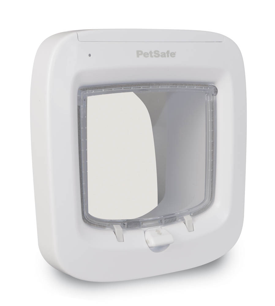 Petsafe - Kattenluik op microchip - Wit - 24x22x12.2 cm