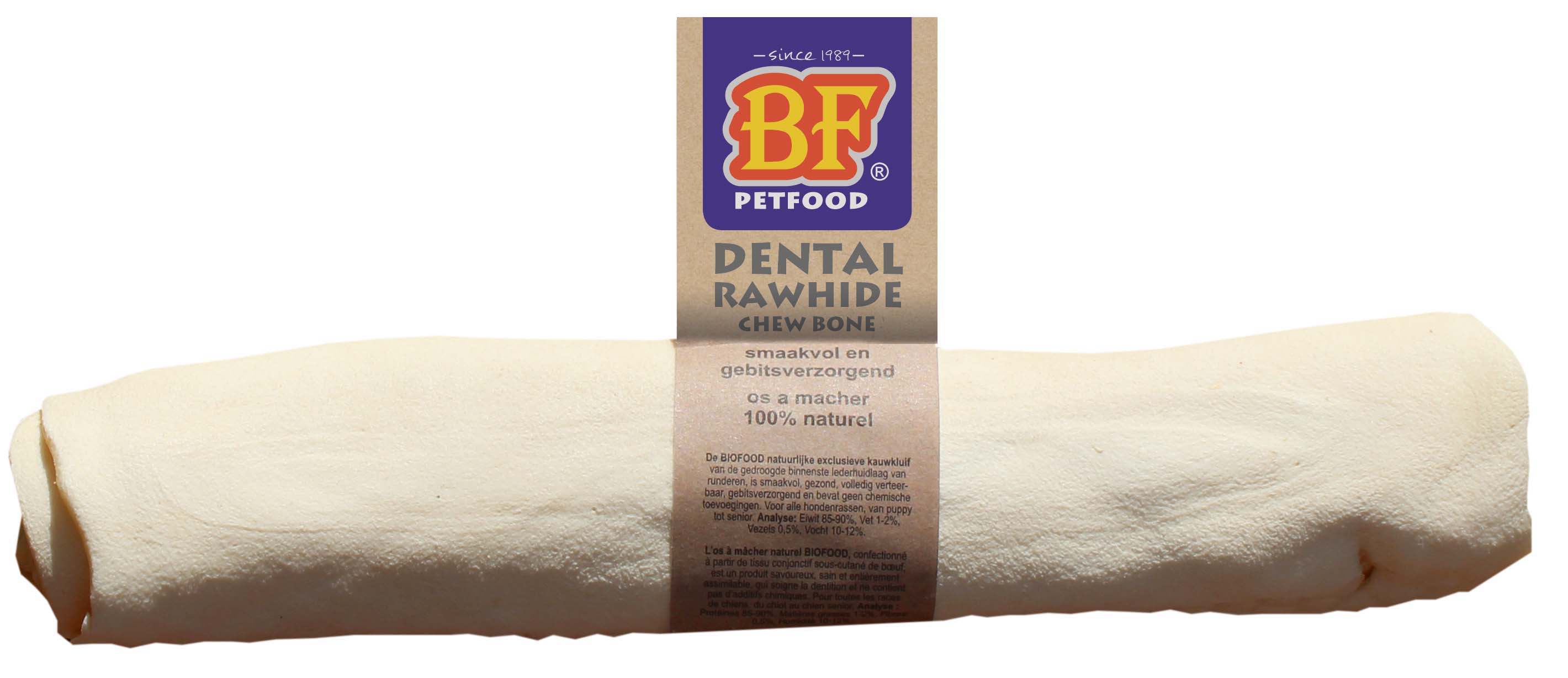 BF Petfood Kauwrol Dental - Hondensnack - 1 Stuks - dental - L