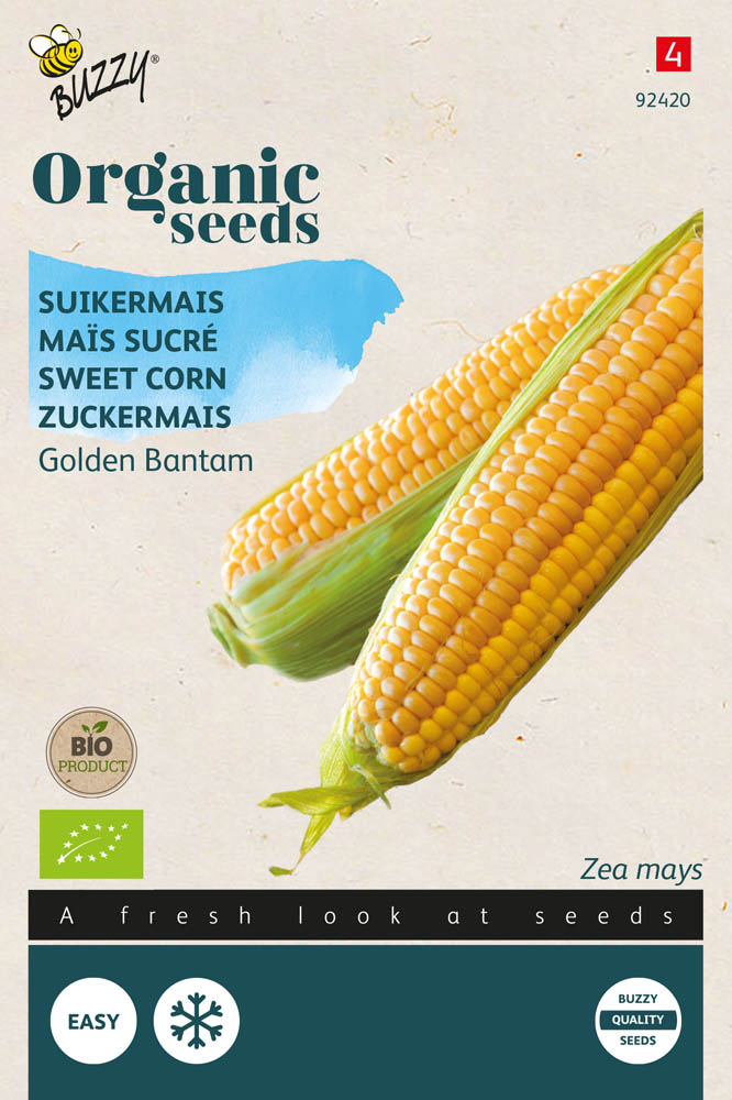 Buzzy Suikermais Zea mays Golden Bantam - Mais