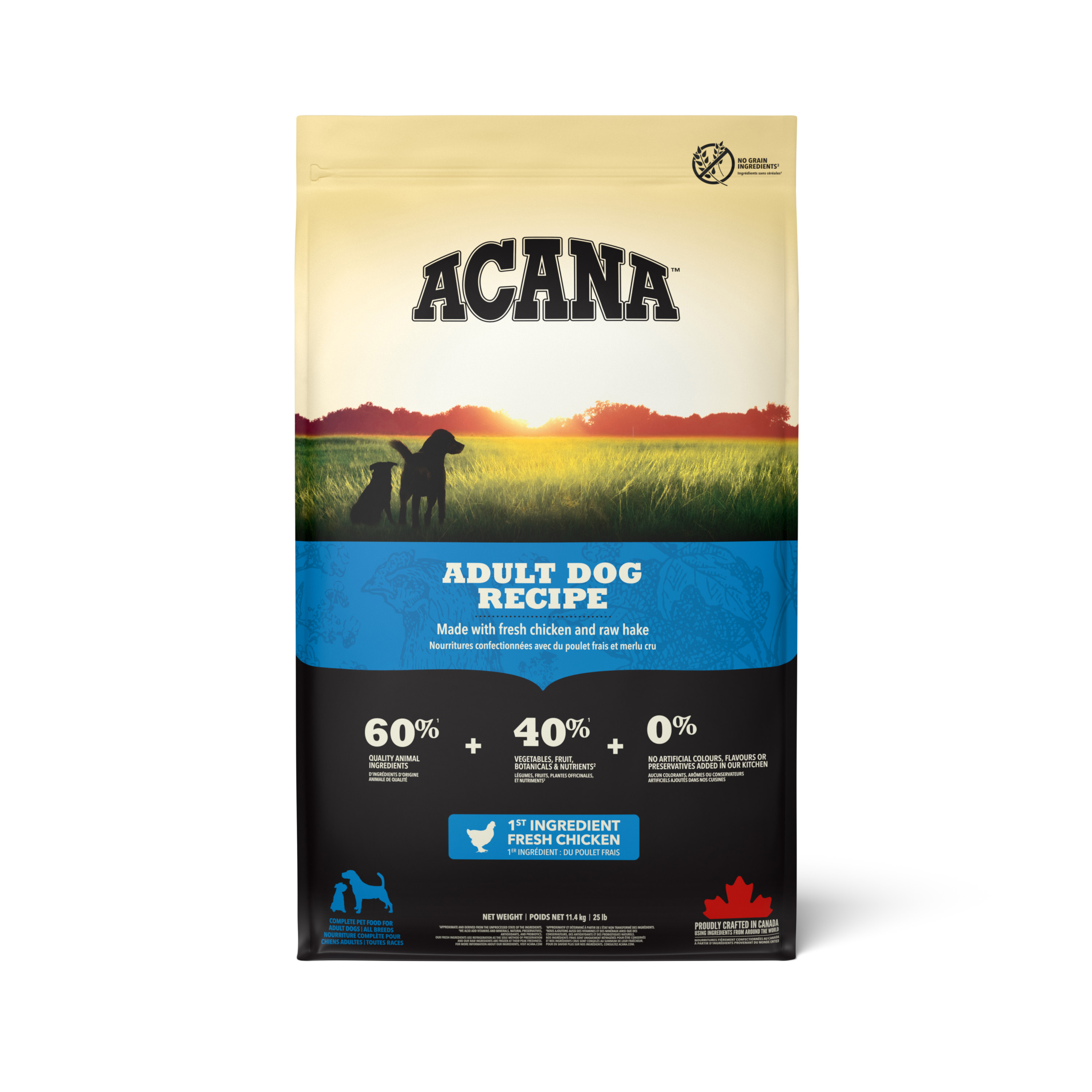 Acana Dog recipe Adult - Hondenvoer - 11.4 Kilogram - gevogelte