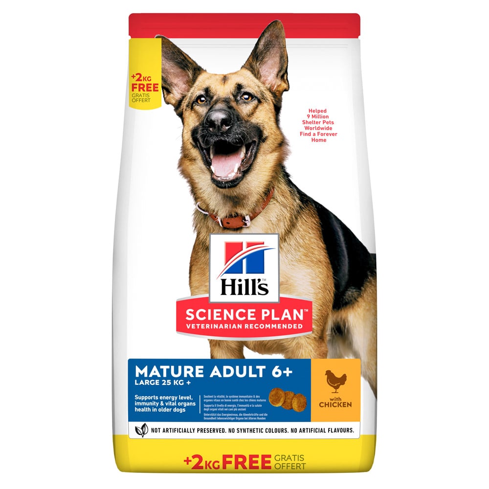 Hill's Science Plan Mature Adult Large Breed - Hondenvoer - 14 Kilogram - kalkoen