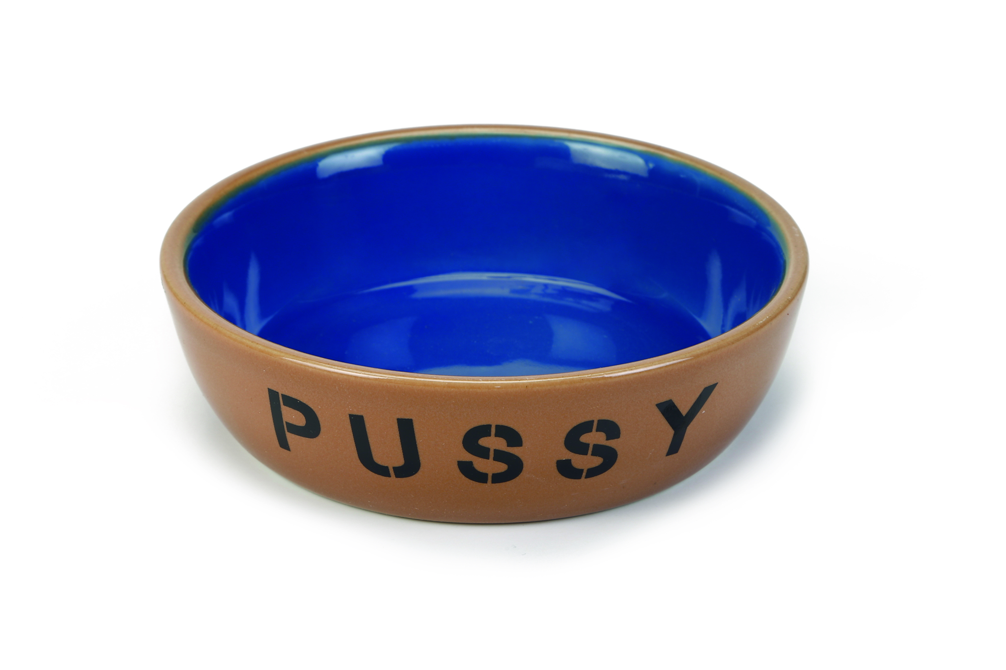 Beeztees Voerbak Pussy - Beige Blauw
