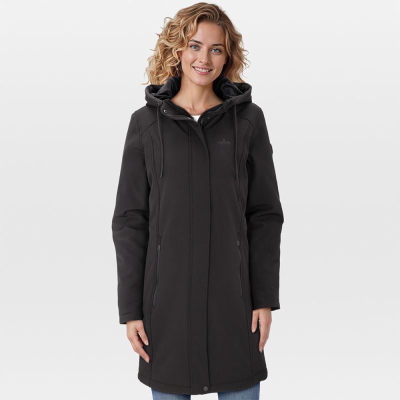 Kjelvik Ninte - Softshell jas - Zwart - 36