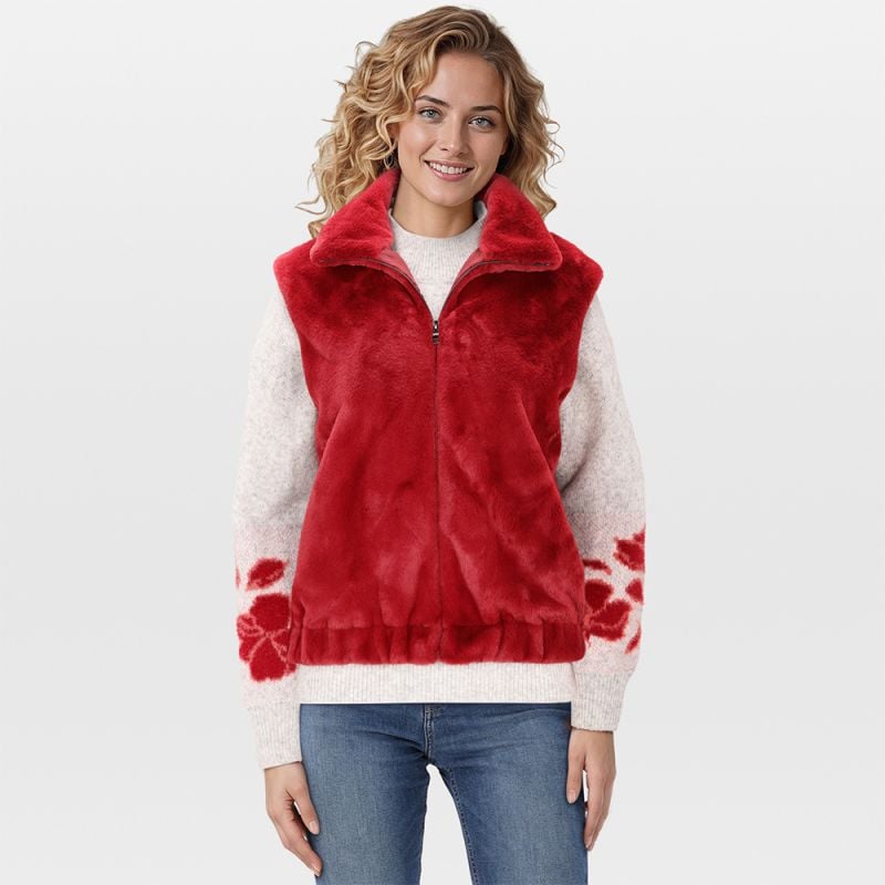 Veleste Jinta - Gilet - Rood - 36