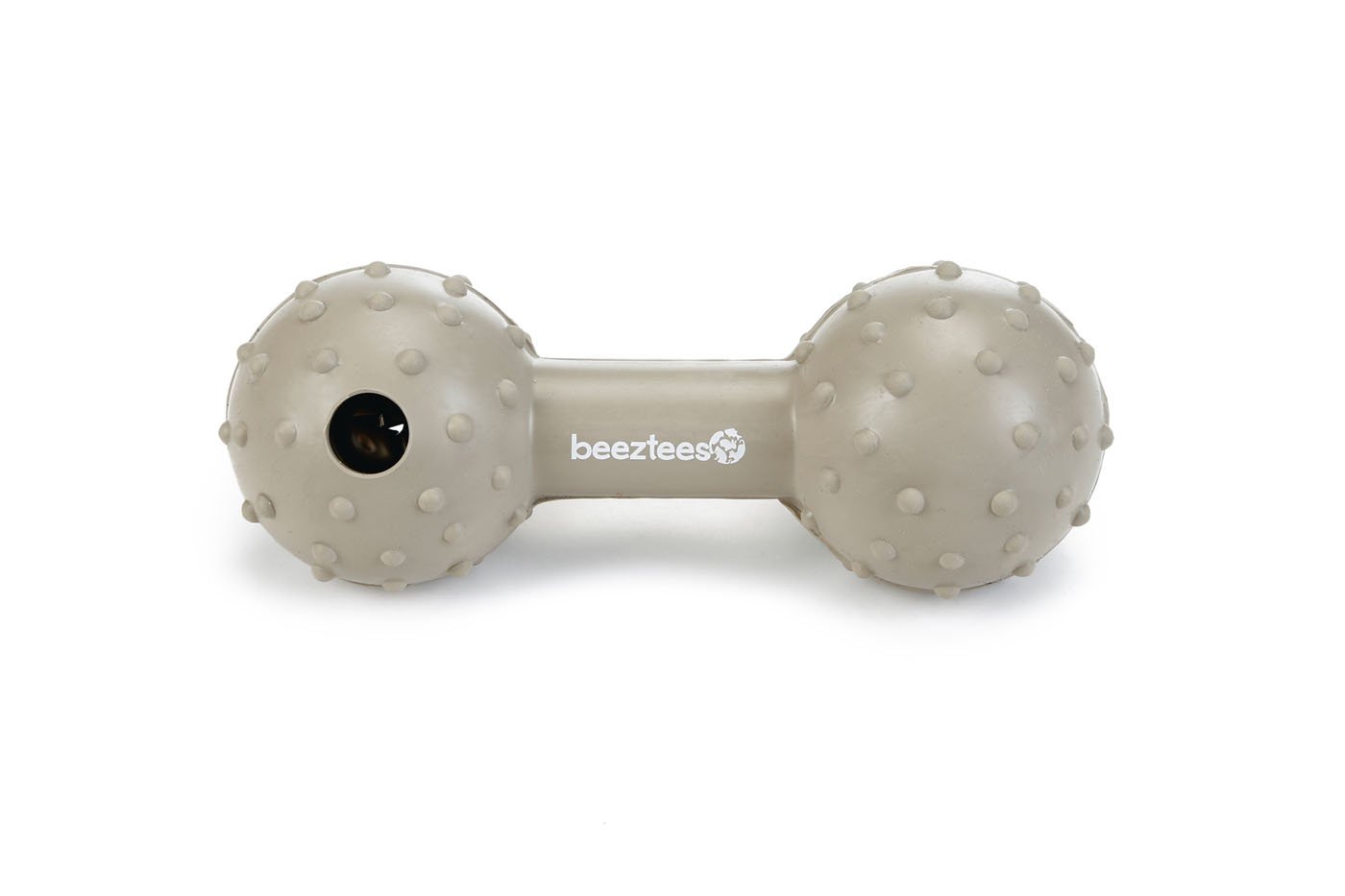 Beeztees Halter en Bel  - Kauwspeelgoed - Hond - beige - 20.5x6x20 cm