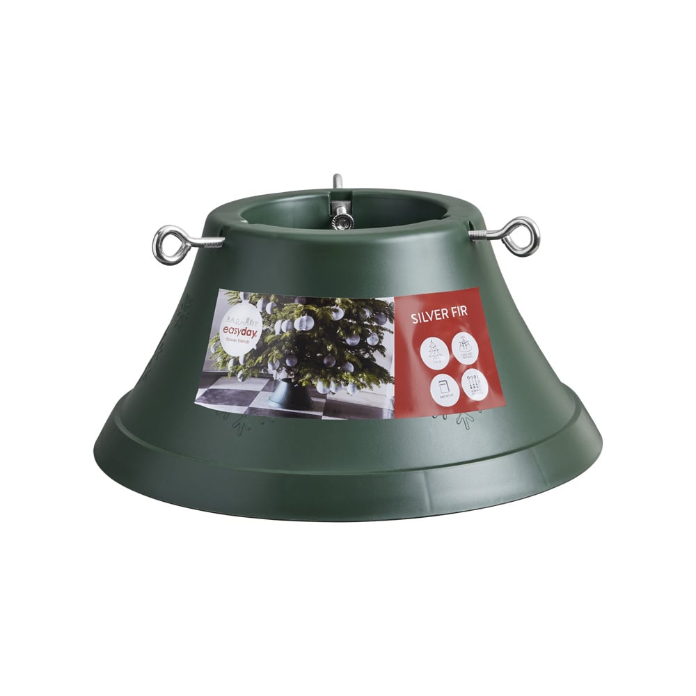 Good(s) factory - Kerstboomstandaard - Groen - 39x39x10 cm Good(s) factory - Kerstboomstandaard - Groen - 39x39x10 cm