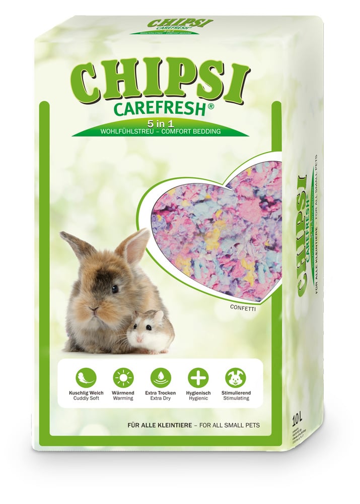 CareFresh Confetti Cellulosevezels - Bodembedekker - 10 Liter