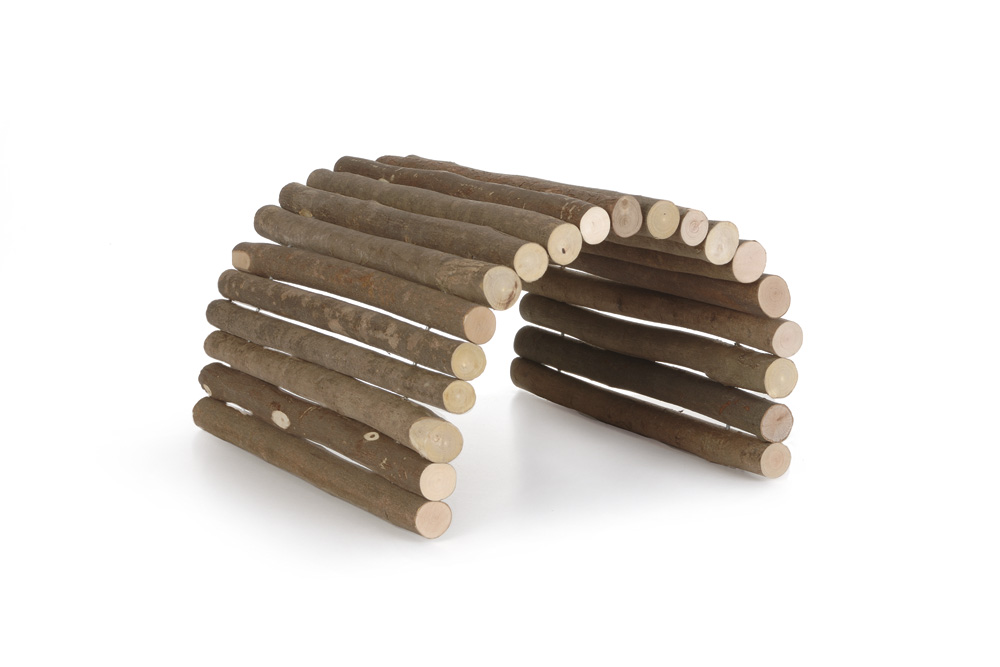 Beeztees Forest Wilgen Loopbrug  - Knaagdierspeelgoed - Hout - 33x20x8 cm