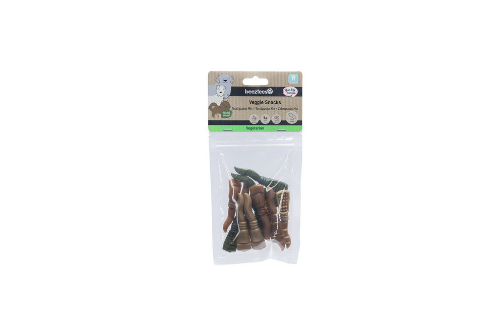 Beeztees Veggie Tandpasta - Hondensnack - 12 Stuks - Zoete aardappel
