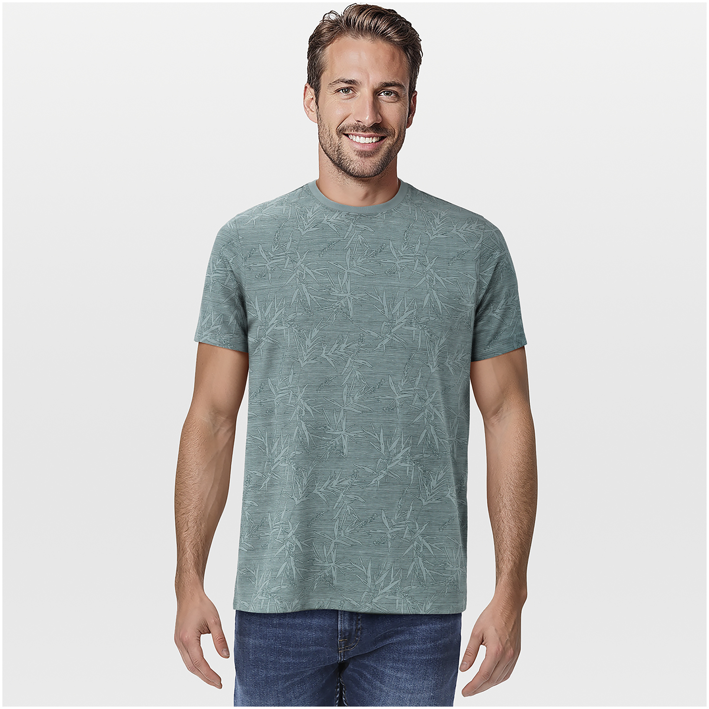 VELESTE T Teun-T-shirt - Donkergroen - L VELESTE T Teun-T-shirt - Donkergroen - L