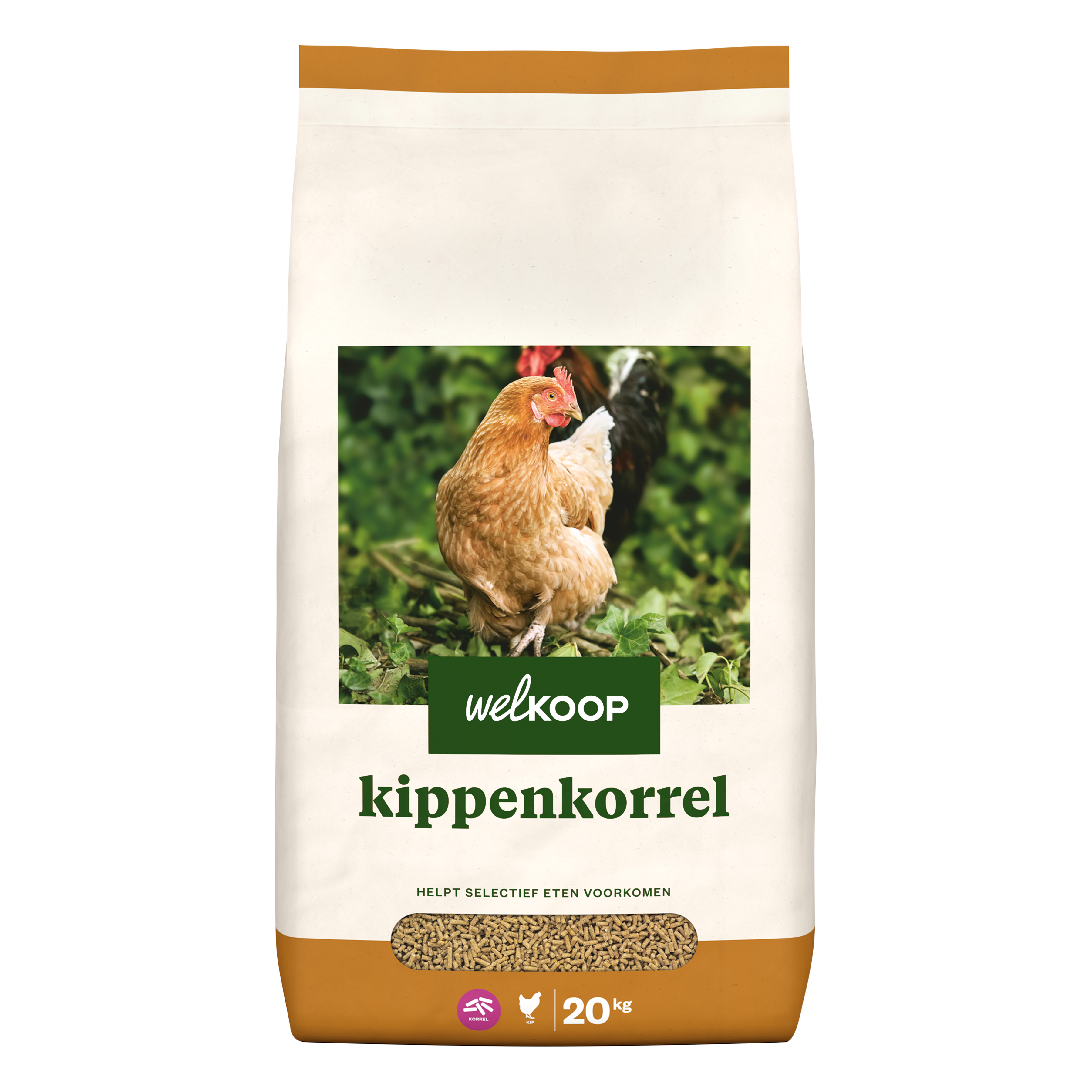 Welkoop Kippenkorrel - Kippenvoer - 20 Kilogram Welkoop Kippenkorrel - Kippenvoer - 20 Kilogram