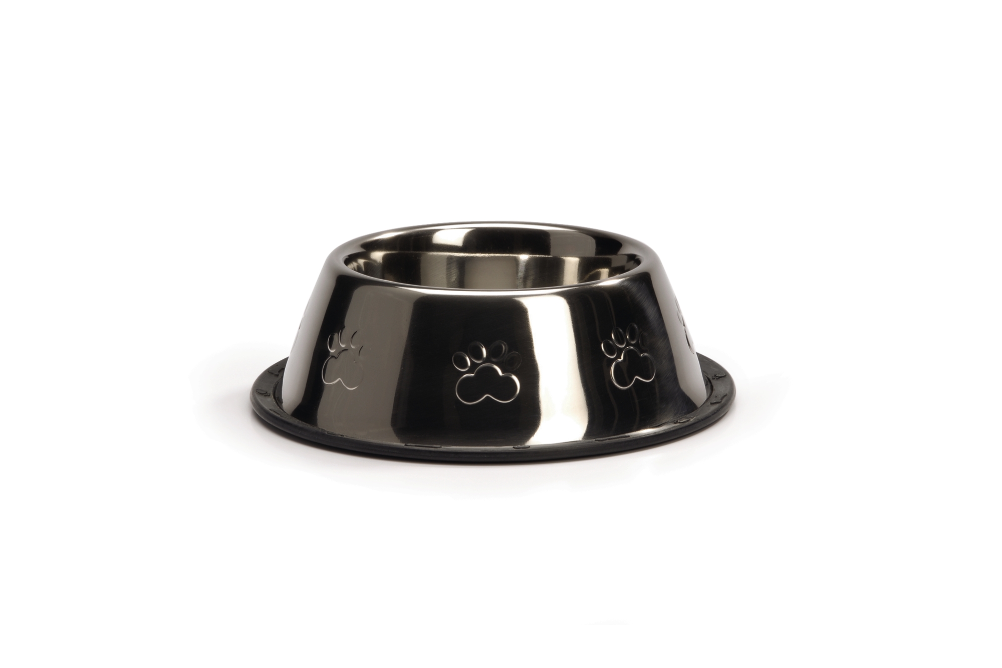 BEEZTEES RVS Voetprint - Voer & Drinkbak - Zilver - 20 cm