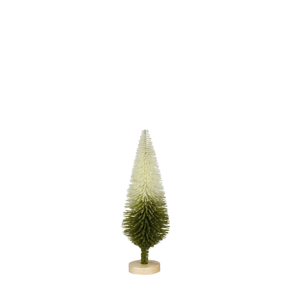 Mica Decorations Kerstboompje - Kerstdecoratie - Groen - 30x12 cm