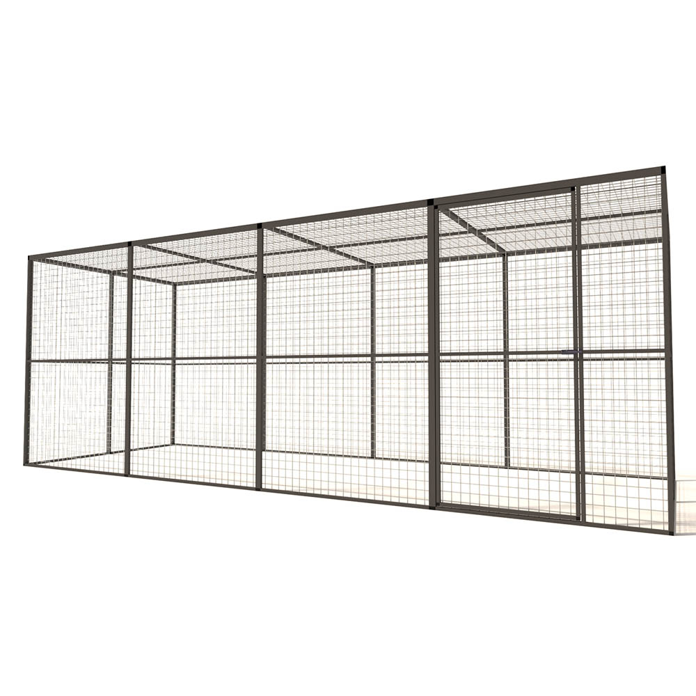 Glorenza Lilly - Kattenren - Antraciet - 178x176x484 cm