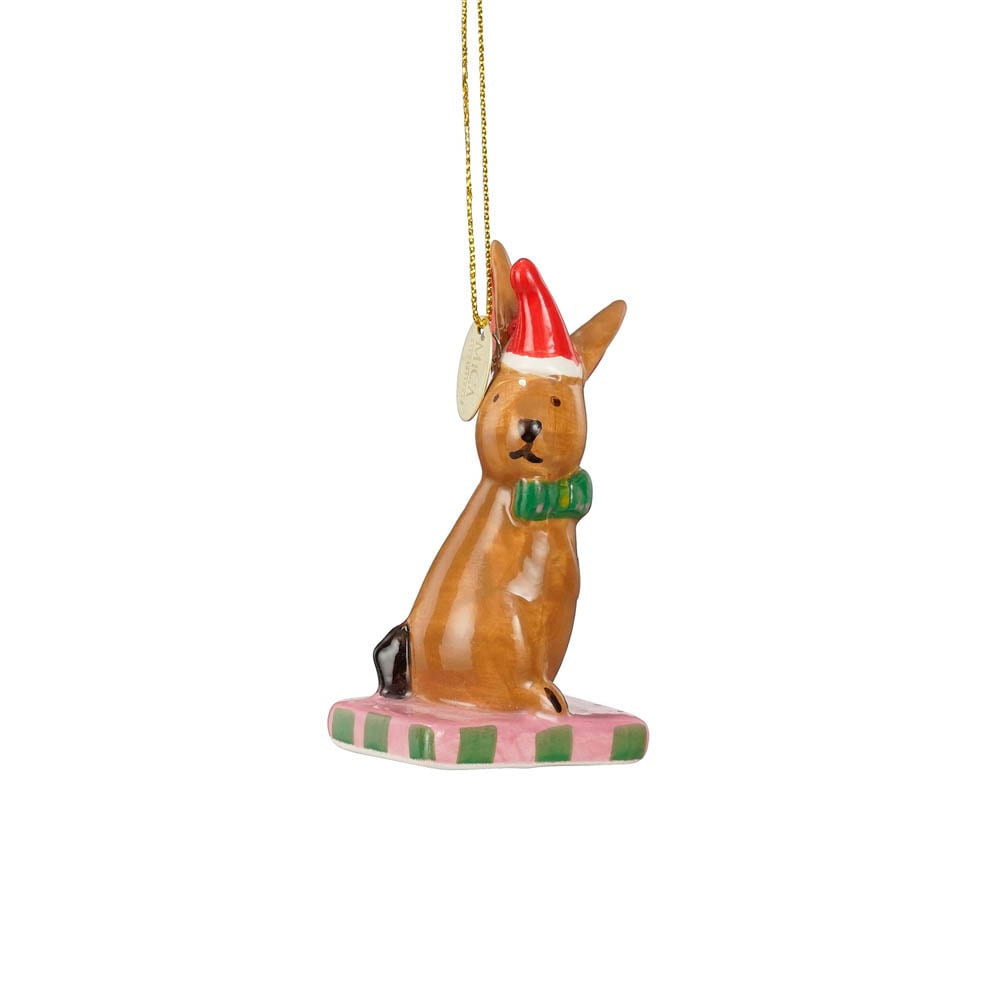 Mica Decorations Haas - Kerstornament - Bruin - 6x3.5x9 cm Mica Decorations Haas - Kerstornament - Bruin - 6x3.5x9 cm