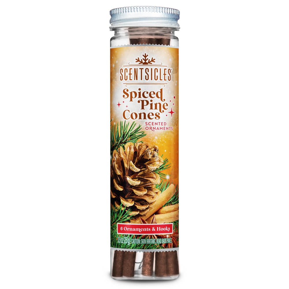 Scentsicles Spiced Pine Cones - Geurstokjes - 6 stuks - 15.24x3.81x3.81 cm - Pine cones Scentsicles Spiced Pine Cones - Geurstokjes - 6 stuks - 15.24x3.81x3.81 cm - Pine cones