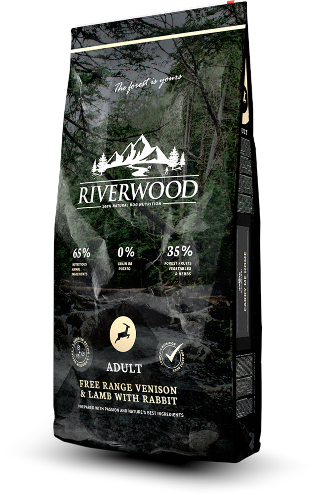 Riverwood  Adult - Hondenvoer - 12 Kilogram - hert, lam