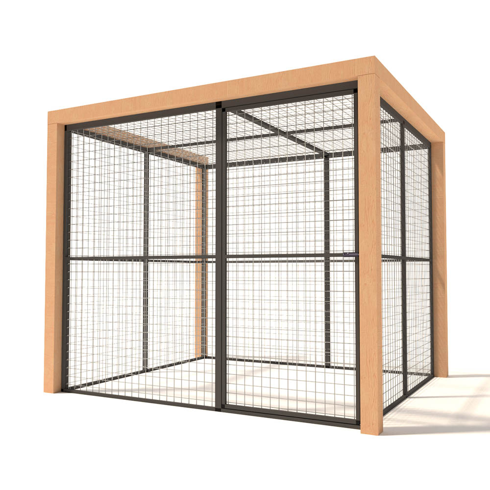 Glorenza Olivia - Kattenren - Antraciet - 187x190x224 cm