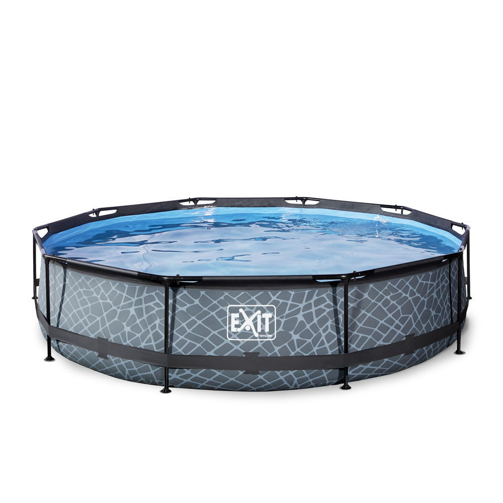 Exit Stone Rond - Zwembad - Stone - 32x36x76 cm - 300 cm