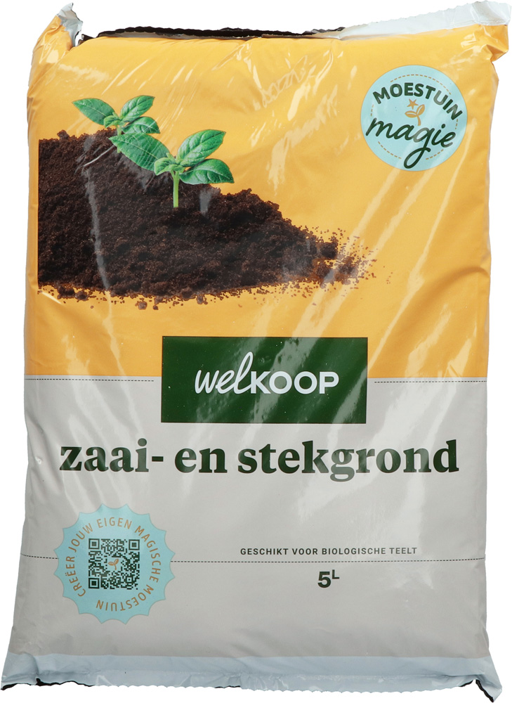 Welkoop Moestuin Magie - Zaai- en stekgrond - 5 Liter