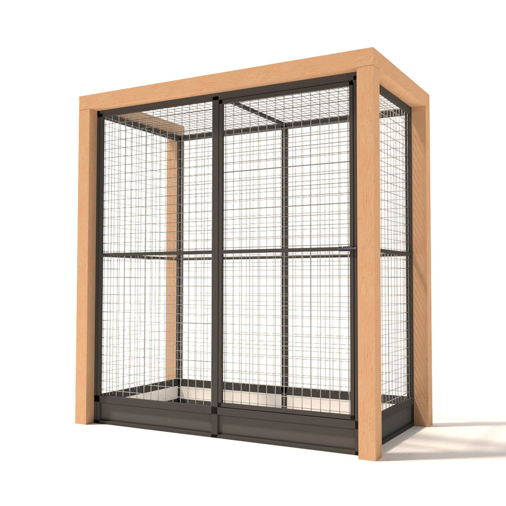 Glorenza Valentijn - Kattenren - Antraciet - 202x99x193 cm