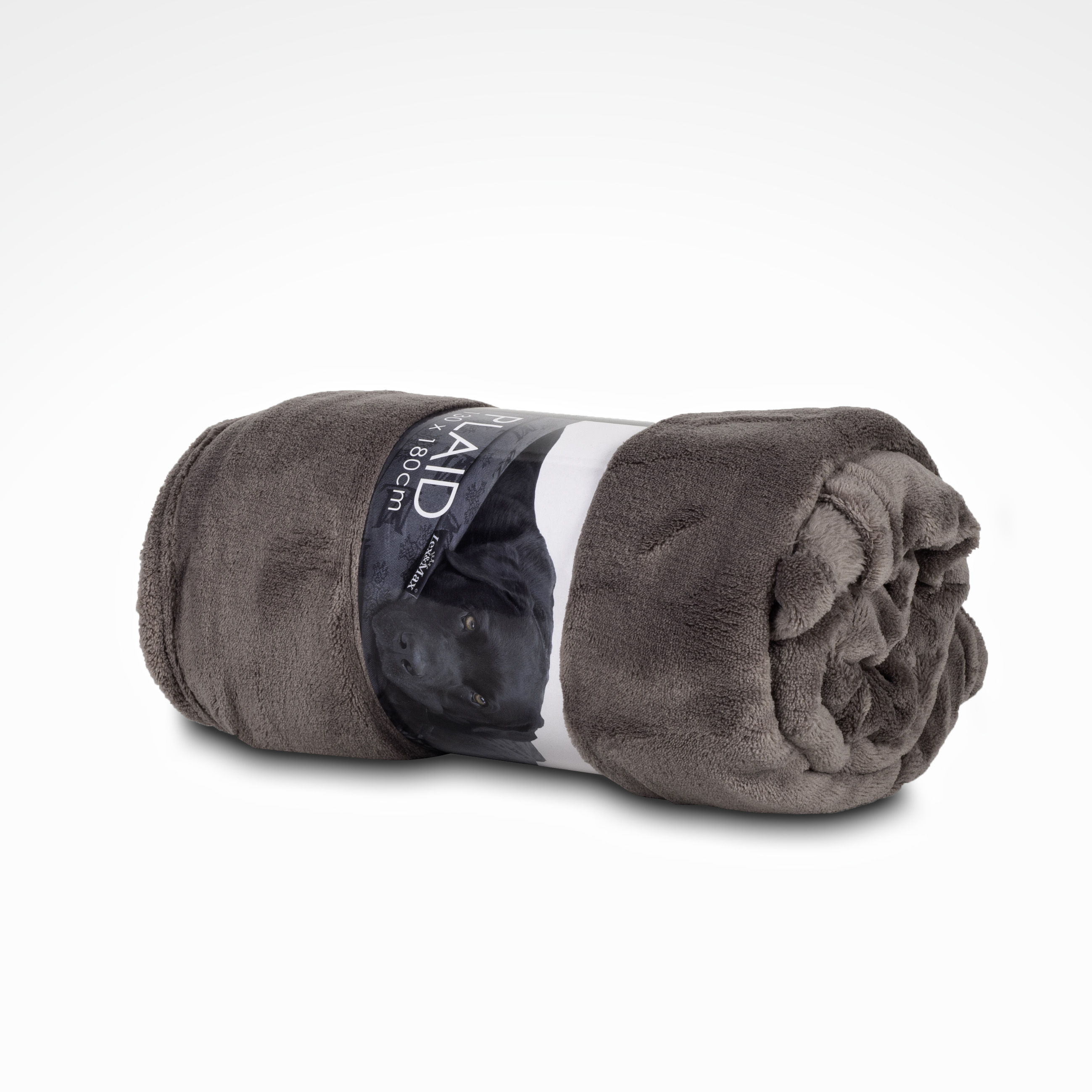 Lex & Max Fleeceplaid - Hondendeken - Bruin - 1x180x130 cm Lex & Max Fleeceplaid - Hondendeken - Bruin - 1x180x130 cm