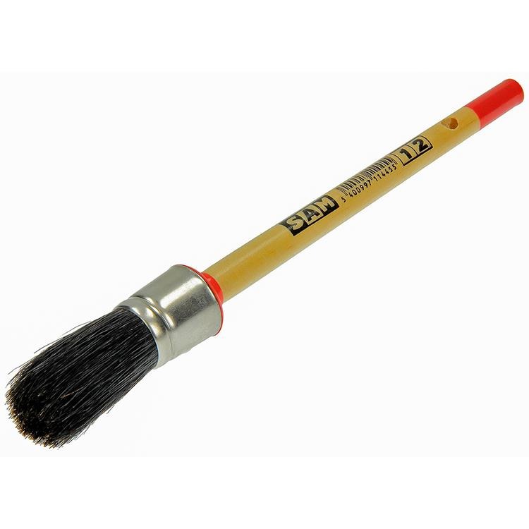 SAM - Patentkwast 12 - 24x2.8x3 cm - Natuurkleur hout - 22.8 cm