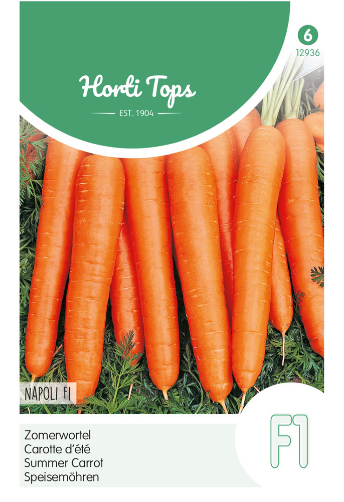 Hortitops Wortelen Daucus carota Napoli F1 - Groentezaden