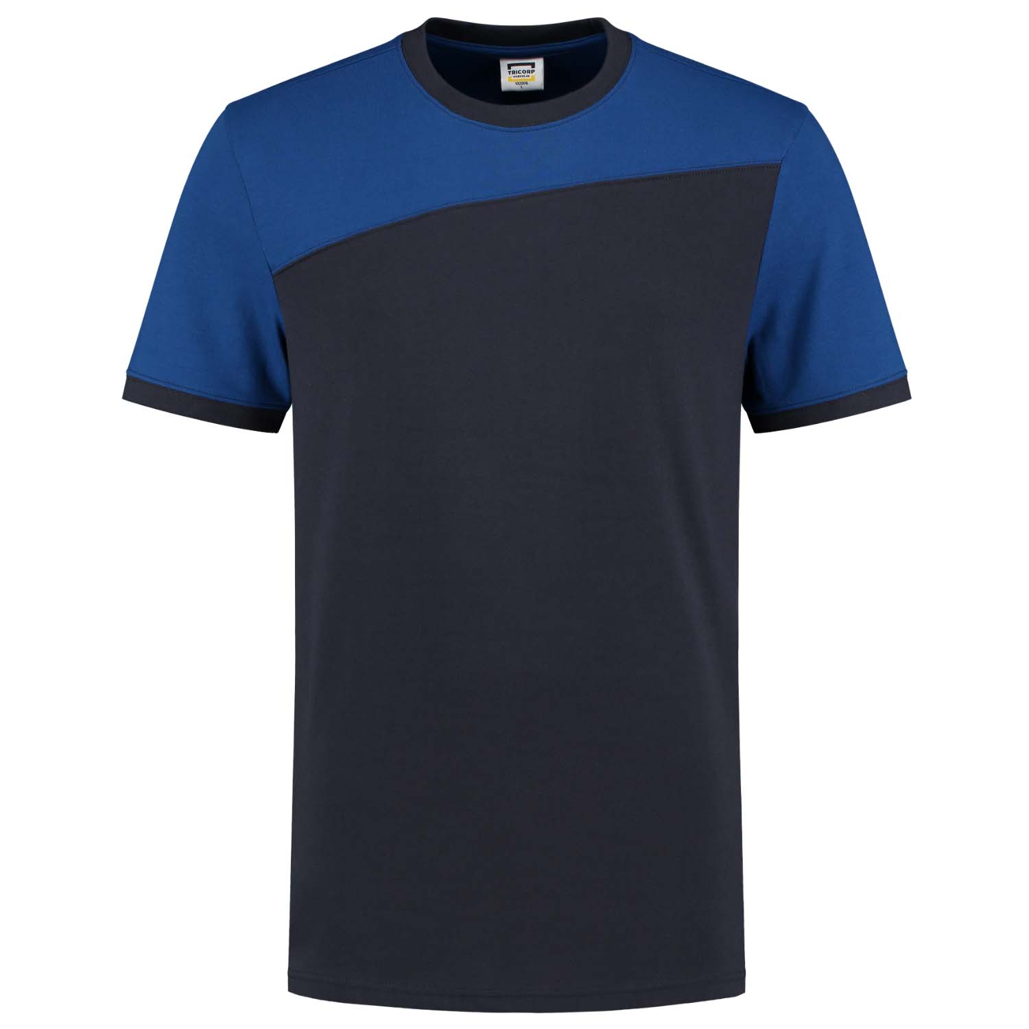 Tricorp Bicolor 102006 - T-shirt - Donkerblauw /Kobalt - 3XL