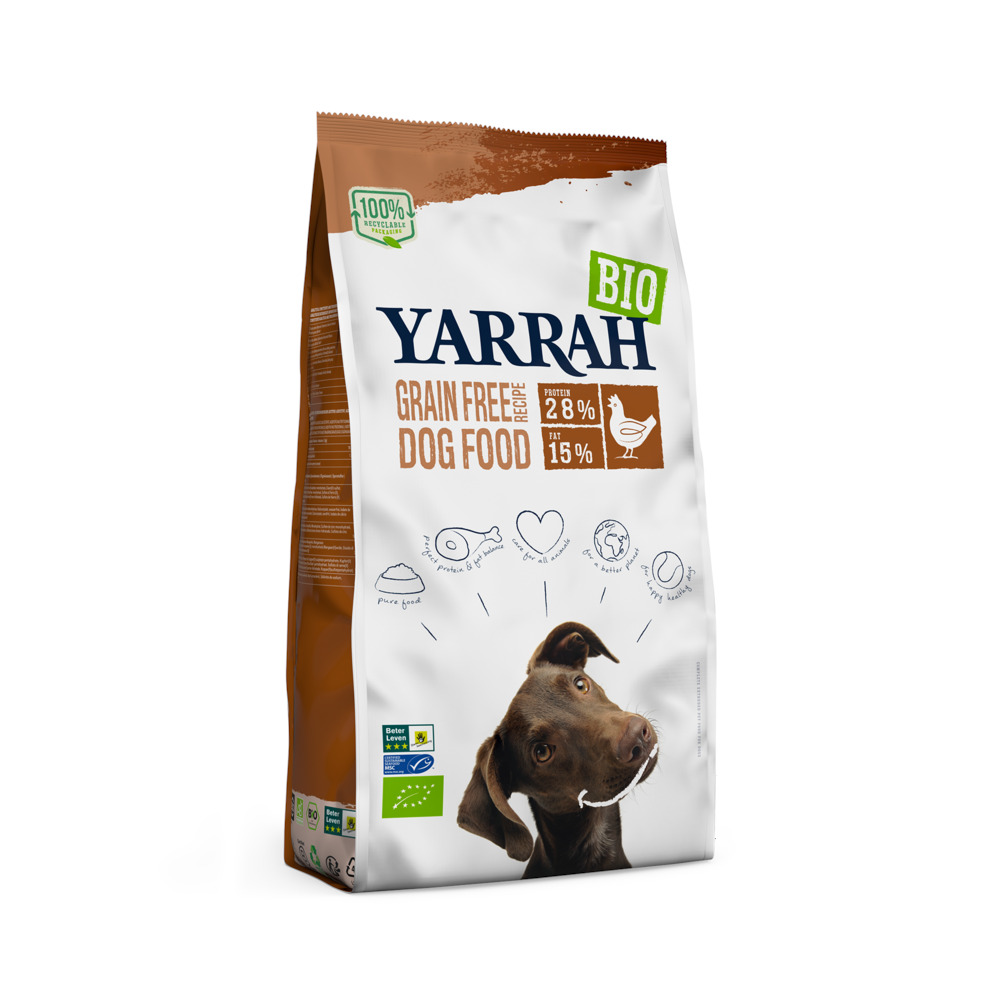Yarrah Adult Biologisch Graanvrij - Hondenvoer - 10 Kilogram - graanvrij Yarrah Adult Biologisch Graanvrij - Hondenvoer - 10 Kilogram - graanvrij