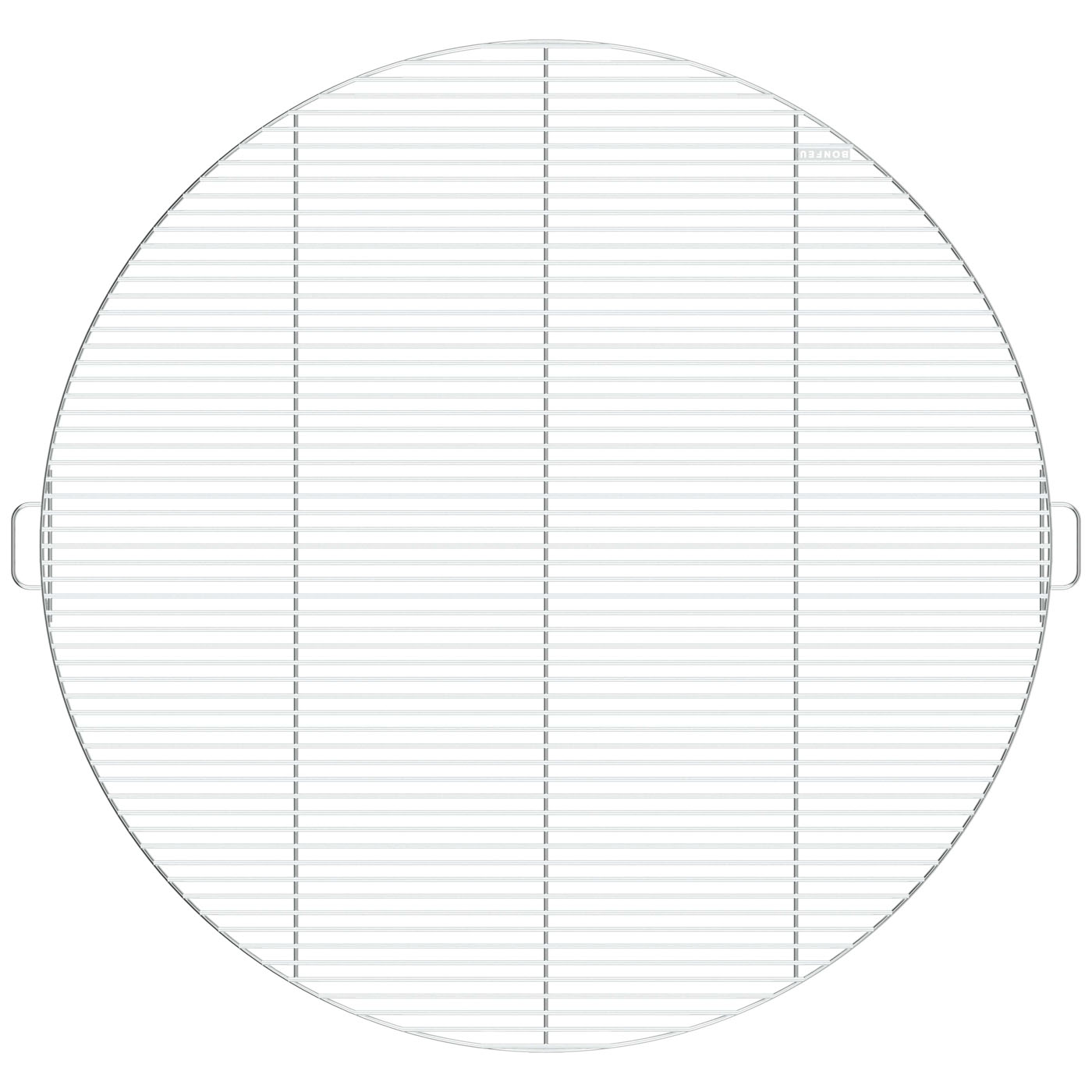 BonFeu - Grillrooster - Rond - Staal - 120 cm - Extra large