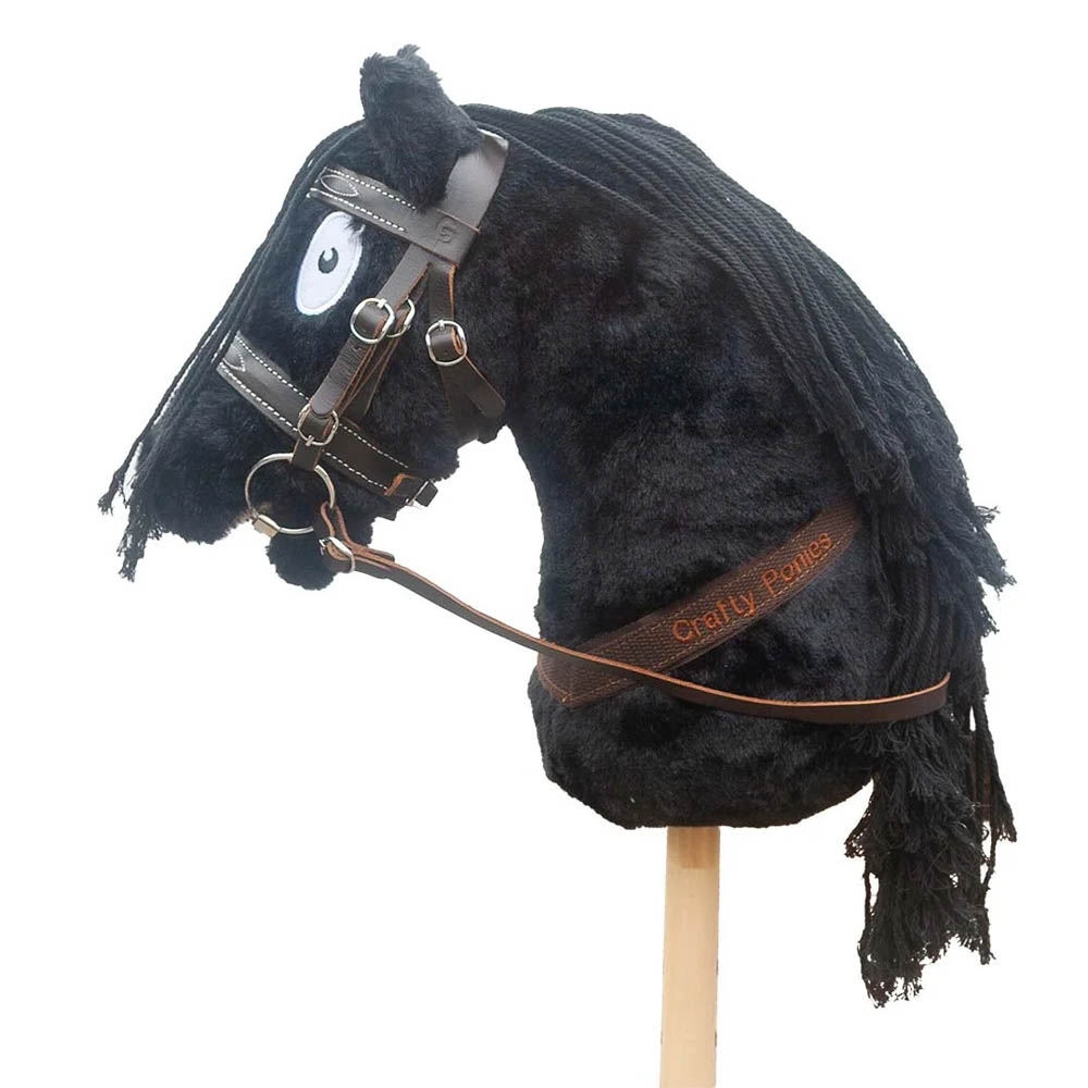 Crafty Ponies Hobby Horse - Stokpaard - Zwart