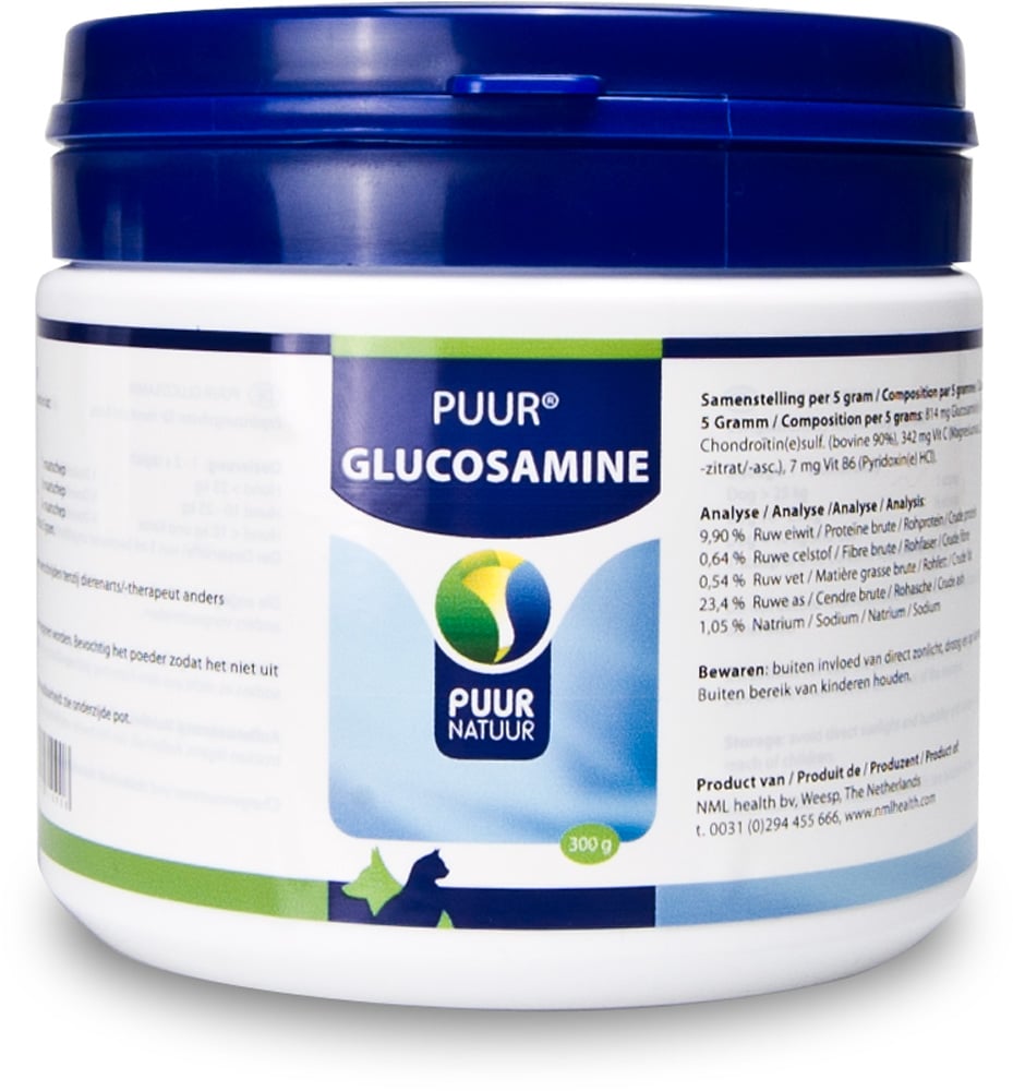 Puur Glucosamine - Soepele gewrichten - 300 Gram Puur Glucosamine - Soepele gewrichten - 300 Gram