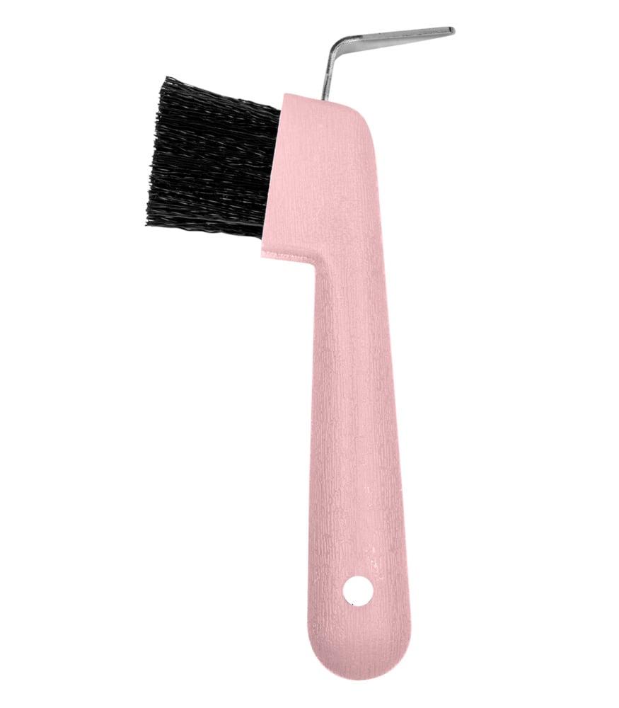 Waldhausen - Hoefkrabber met borstel - Roze - 2x7.3x17.3 cm