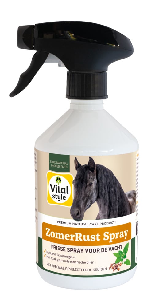 Vitalstyle ZomerRust Spray - Vachtverzorging Paard - 500 Milliliter