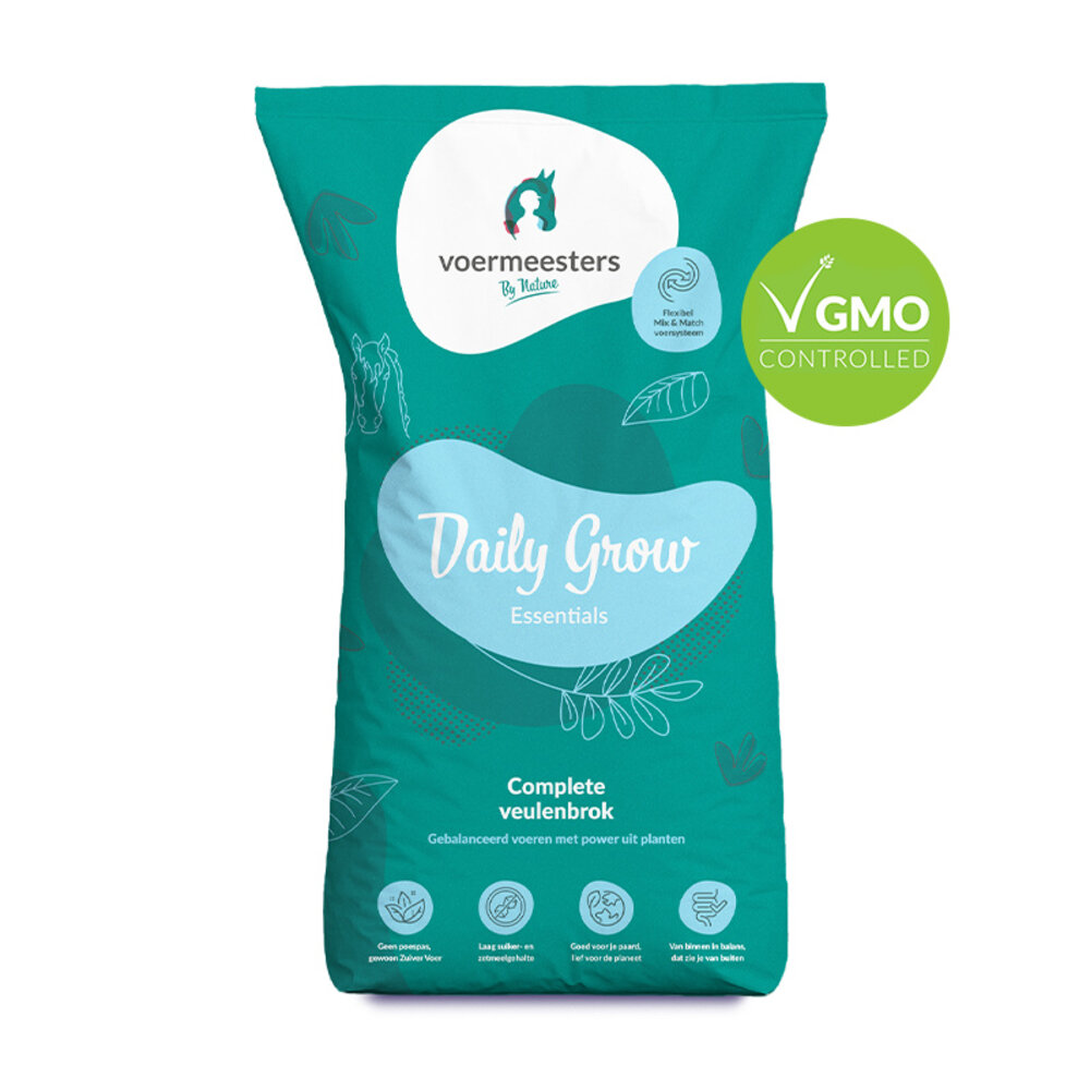 Voermeesters Daily Grow - Veulenbrok - 20 Kilogram - Zak