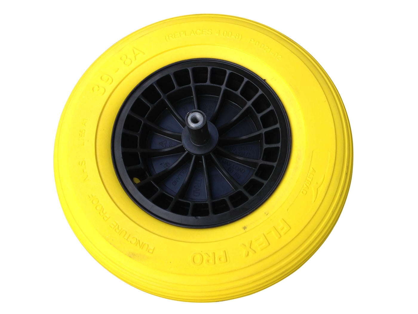 FORT - Antilekwiel Flex Pro Kruiwagen - Geel - 20 cm
